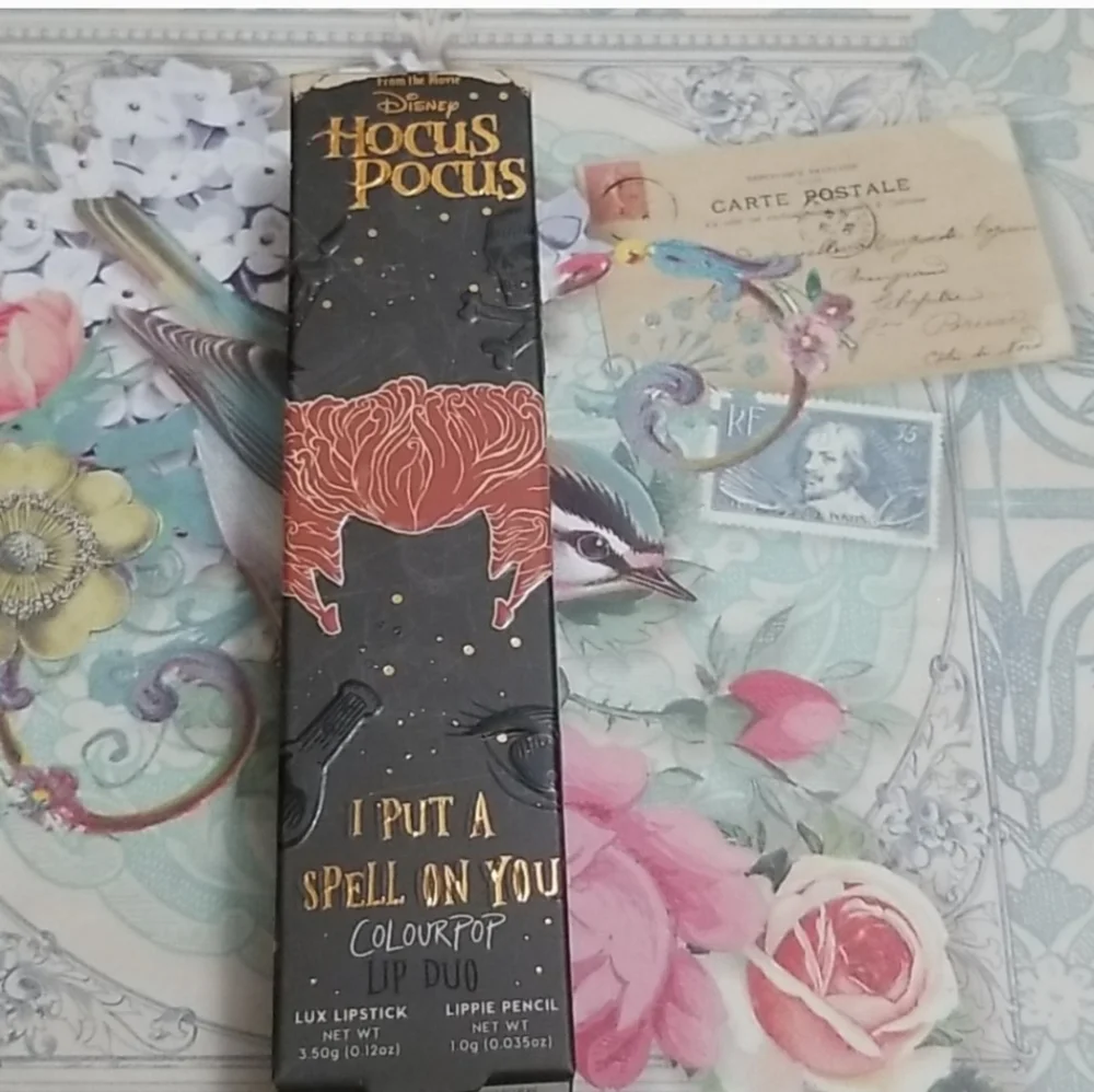 SOLD!!! Colourpop I Put A Spell On You Disney Hocus Pocus Lipstick & Liner Set! - Picture 9 of 14